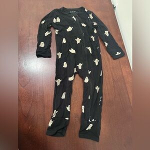 KyteBaby black ghost romper, 18 mo